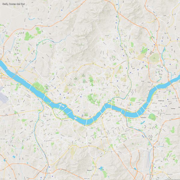 Mapa En Pdf De Bus N Corea Del Sur Mapasenpdf